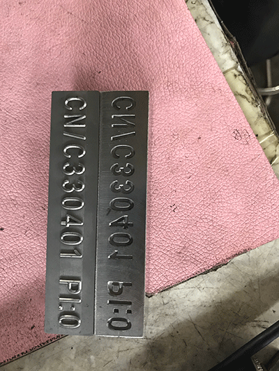 Plate Stamps For Leather